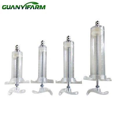 Veterinary Plastic Steel Syringe