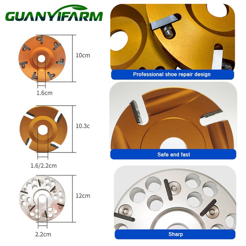 Size of 6-edge alloy hoof trimming cutter head01 Size of 6-edge alloy hoof trimming cutter head01